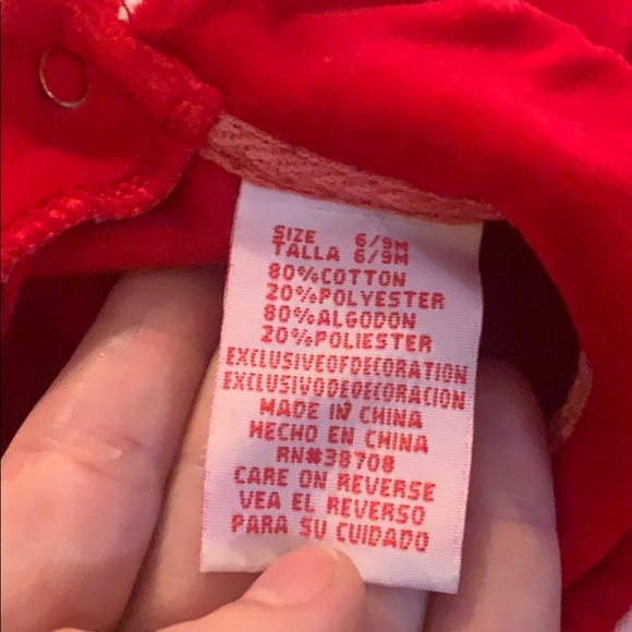 Vintage my fist Christmas footie onesie - Picture 3 of 5